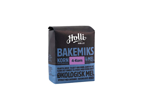 Holli Mølle Økologisk 4-korn bakemiks 1 KG