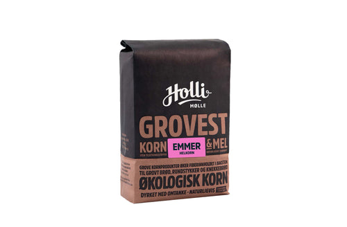 Holli Mølle Økologisk emmer, helkorn 1 KG