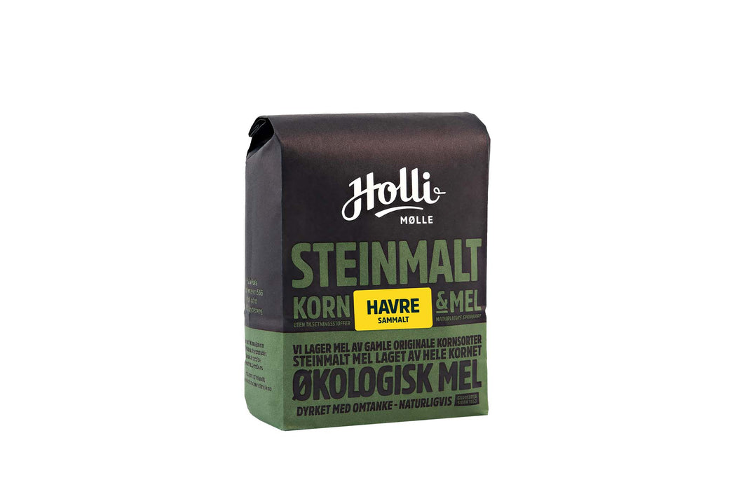 Holli Mølle Økologisk havre, sammalt 1 KG