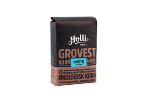 Holli Mølle Økologisk hvete, helkorn 1 KG