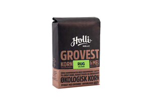 Holli Mølle Økologisk rug, helkorn 1 KG