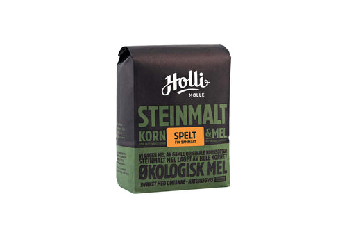 Holli Mølle Økologisk speltmel, fin sammalt 1 KG